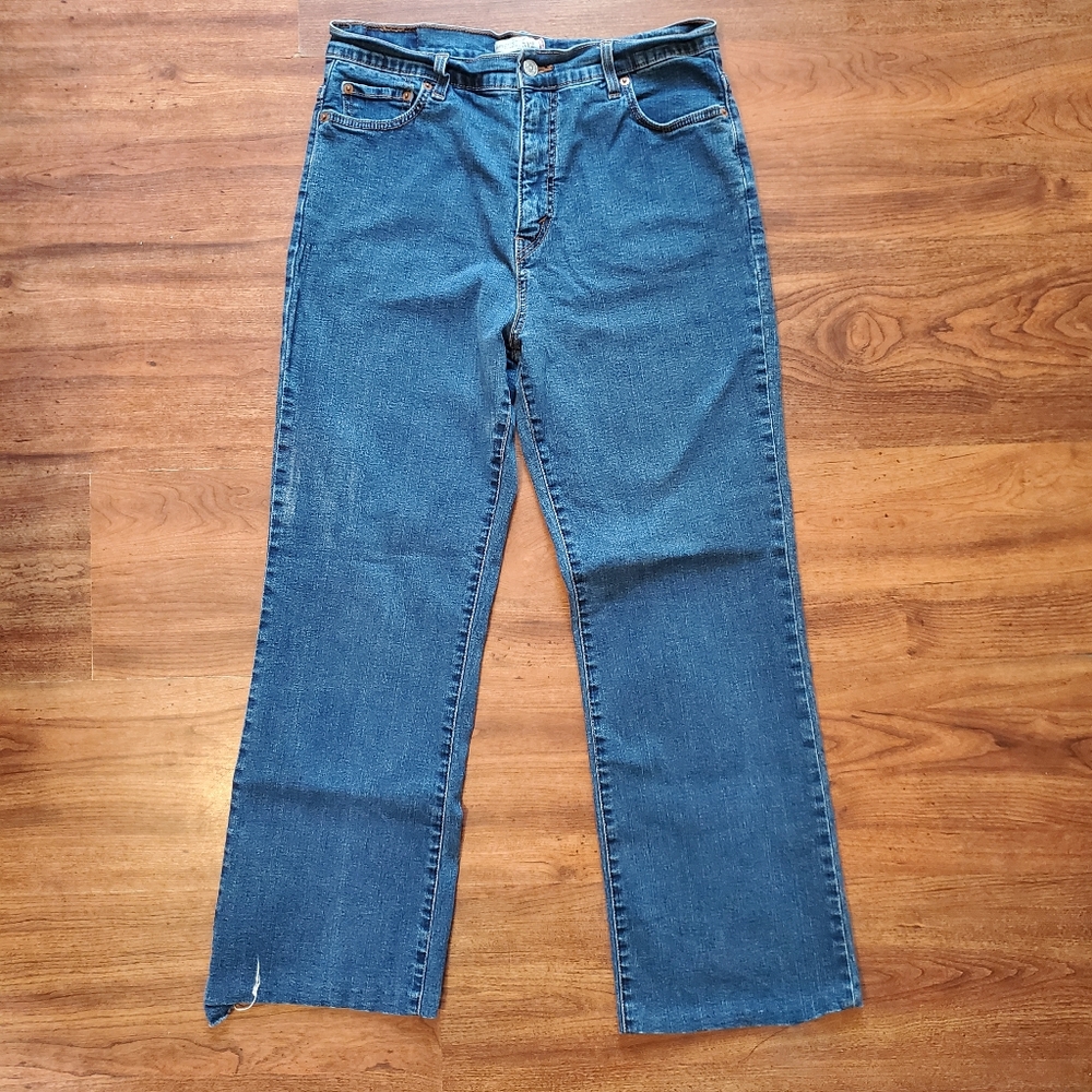 Levi's 512 Perfectly Slimming Jeans Size 14s 30x26 Hemmed